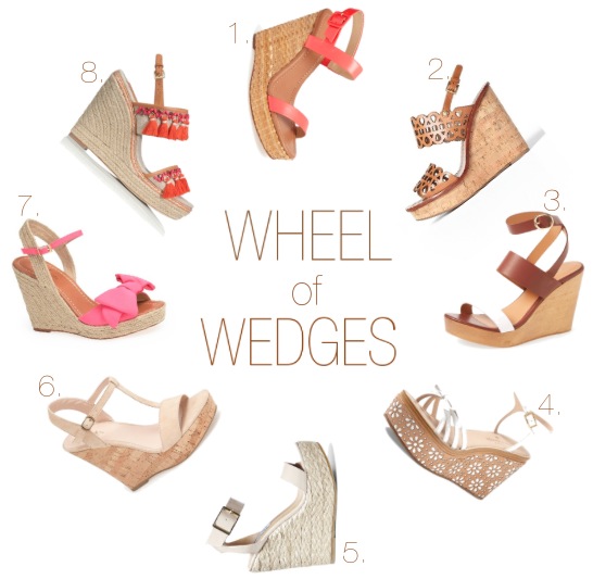 Preppy Southern Summer Wedges